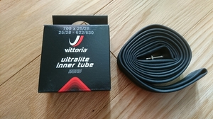 Vittoria Ultralite inner tube　700c仏式ブチルチューブ25-28c 36mm　1本　新品未使用