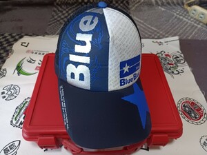 ● レア 希少【 BlueBlue 】 キャップ ブルーブルー トップウォーター メッシュキャップ ● 