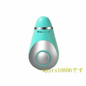 睡眠補助器 睡眠導入 安眠 電波療法 微小電流 不安抑 USB充電式 マッサージ器 小型 手持ち式 快眠 昼夜両用/グリーン