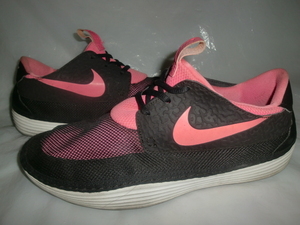 ★NIKE SOLARSOFT MOCCASIN `13製ナイキ 555301-060 ソーラーソフト モカシン チャコールグレー/ピンク