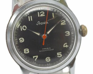 [中古品] 稼働品【STOWA】ストーヴァ ARMEE FRANCAISE フランス陸軍 ミリタリーウォッチ ヴィンテージ メンズ 手巻 中古品