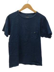 Nigel Cabourn◆Tシャツ/48/コットン/BLU/無地/55-U-8110