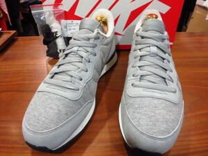 NIKE ナイキ INTERNATIONALIST PRM QS インターナショナリスト LOOPWHEELER ループウィラー スニーカー 灰 MEDIUM GREY US8.5 26.5cm