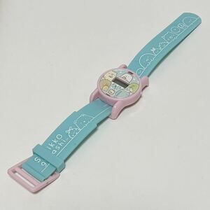 【かわいい】すみっコぐらし 腕時計 watch キャラクター時計 デジタルウォッチ ピンク ブルー プラスチックベルト