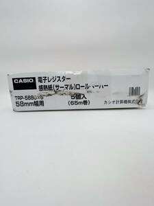 CASIO カシオ 電子レジスター58mm幅用感熱紙ロールペーパー 5個入 TRP-5880×5 (I0734)