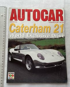 ★[A62097・Caterham 21 ] AUTOCAR 100 YEARS 1895-1995. ケーターハム。★