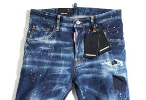 【新品正規品】10.4万 サイズ 44 Dsquared2 ディースクエアード SKATER JEAN S74LB1158 ラグジュアリー ストレッチ デニム イタリア製