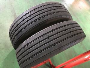 k665-0-10 ☆275/70R22.5 BS R173 中古2本セット！ 2010年製 ブリヂストンタイヤ♪ k140