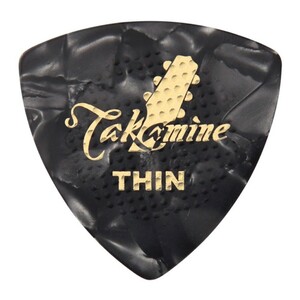 ギターピック 10枚 セット タカミネ THIN 0.5mm トライアングル P1B セルロイド TAKAMINE