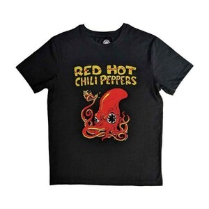 Red Hot Chili Peppers バンドTシャツ レッド・ホット・チリ・ペッパーズ Octopus BLACK M