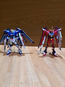 HGライジングフリーダムガンダム　イモータルジャスティスガンダム（組立済み）