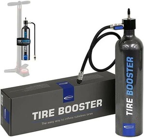 Schwalbe シュワルベ TIRE BOOSTER タイヤブースター チューブレス インフレーター マウンティングストラップ付き 自転車