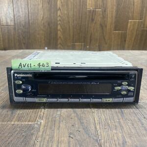 AV11-463 激安 カーステレオ Panasonic CQ-RX350D 8DAGA105015 CD AM/FM 通電未確認 ジャンク