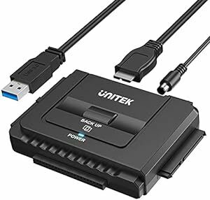 Unitek USB-A IDE SATA 両方対応 USB3.0 交換アダプター 2.5/3.5インチHDD SSD 光学ドライ