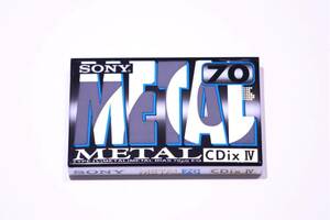 SONY カセットテープ メタルテープ　ソニー METAL CDix Ⅳ メタルポジション 新品未開封