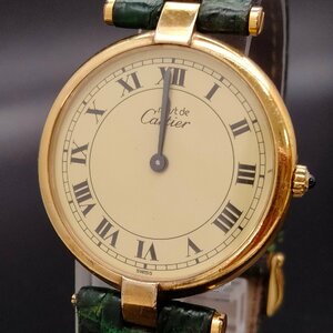 カルティエ Cartier 腕時計 不動品 17（マストヴァンドーム 925 LM） メンズ 1312468