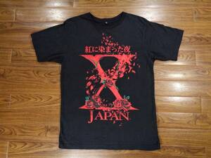 X JAPAN ライブ Tシャツ 2018 紅に染まった夜