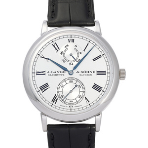 ランゲ＆ゾーネ A.LANGE & SOHNE ランゲマティック 世界限定100本 304.049 ホワイトローマ文字盤 中古 腕時計 メンズ