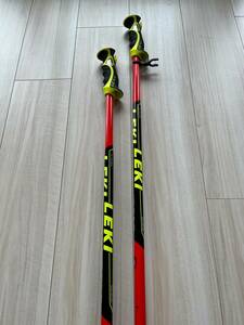 【美品】　LEKI WORLDCUP LITE AIRFOIL 117cmレキ　ワールドカップ　ライト　エアフォイル