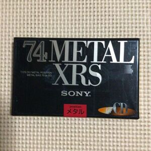 SONY 74 METAL XRS メタルポジション　カセットテープ【未開封新品】■■
