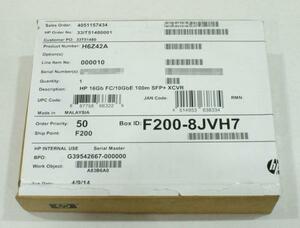 HP H6Z42A 16Gb FC/10GbE 100m Converged SFP+ XCVR 新品