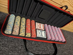 レア！　ポーカーチップ　500枚　ポーカー　ブラックジャック　バカラ　ルーレット　チップ　カジノ ギャンブル