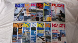 舵社出版月刊誌　【KAZI】バックナンバー　２０００年～２００６年（7年間分）　合計８０冊（欠番４冊）