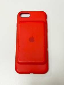 【純正】iPhone7 iPhone8 Smart Battery Case レッド バッテリーケース A1765