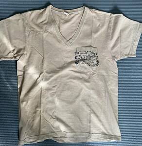 フラットヘッド　Tシャツ　Ｖネック　38サイズ モカ　茶系　限定