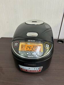 【1円スタート！動作確認済み！】ZOJIRUSHI 象印 NP-ZV102BK 2019年製 極め炊き 5.5合炊き 圧力IH炊飯ジャー 炊飯器/TH699-100