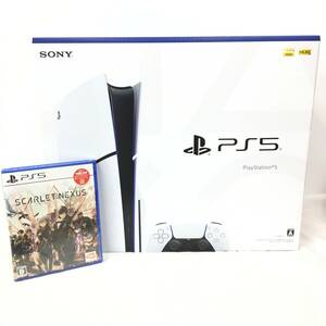 ■PS5 本体【未使用/送料無料/1円～】SCARLET NEXUS（スカーレットネクサス）ソフト付/SONY PlayStation5 CFI-2000 A01 （A05023）