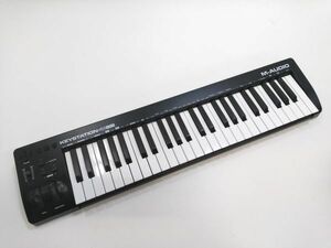 ◇美品 M-AUDIO KEYSTATION49 MK3 MIDIキーボード コントローラー 49鍵盤 電子ピアノ DTM 0426E18J @140 ◇