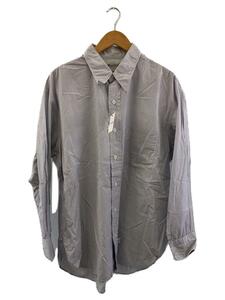 Marvine Pontiak shirts makers◆長袖シャツ/one/コットン/BLU/ストライプ/MPSM-1901S
