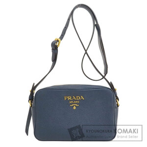 PRADA プラダ ロゴ ショルダーバッグ レザー レディース 中古