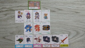 甲竜伝説ヴィルガスト ガチャ 大量 ミニ カード 13枚 ミニブック 1枚 武器 防具 装備 キャラクター 玩具 ガシャポン