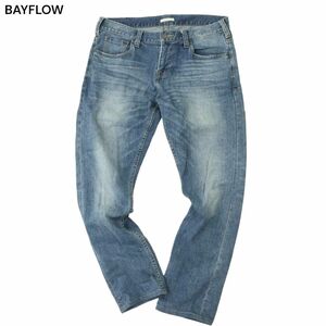 BAYFLOW ベイフロー 通年 USED加工★ ストレッチ テーパード デニム パンツ ジーンズ Sz.30　メンズ　A4B01094_2#R