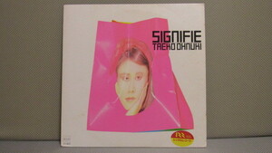 LP◇大貫妙子 - SIGNIFIE(シニフェ)RCA-RAL-8810※坂本龍一※夏に恋する女たち※シティポップ※レンタルアップ