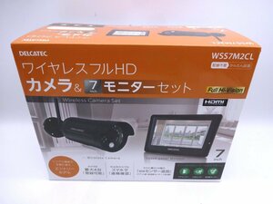 ★▲ DELCATEC ワイヤレスフルHDカメラ＆7インチモニターセット WSS7M2CL 未使用