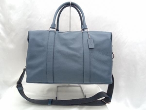 【COACH】 コーチ F54765 ショルダーボストンバッグ バッグ ブルー メンズ レディース 中古