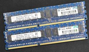 8GB (4GB 2枚組) DDR3 PC3-10600R DDR3-1333 REG 1Rx4 240pin ECC Registered SK-Hynix サーバー MacPro向け (管:SA5737