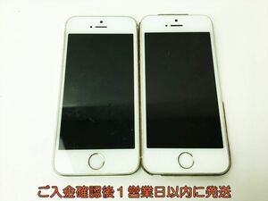 【1円】Apple iPhone 5s A1453 まとめ売り 2台セット 未検品ジャンク アップル アイフォン ゴールド J05-1003rm/F3