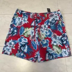 【新品未使用】HOLLISTER ホリスター サーフショーツ ハイビスカス M