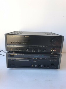 通電確認済み 現状品 marantz SD-60 カセットデッキ マランツ PM700AVF アンプ 本体のみ音出しOK