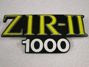 エンブレム Z1R 2 Z1000 カワサキ サイドカバー 黄