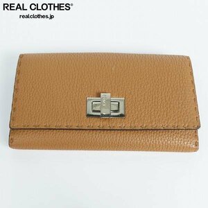 FENDI/フェンディ セレリア ピーカブー レザー長財布 /LPL