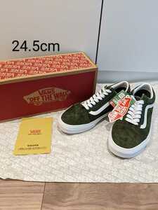 新品 VANS US企画 オールドスクール スエード OLD SKOOL 未使用 24.5cm 撥水加工