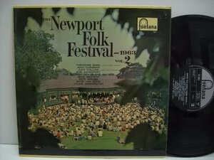 [LP] V.A. / THE NEWPORT FOLK FESTIVAL 1963 VOL. 2 ニューポート・フォーク・フェスティバル UK盤 FONTANA TFL 6042 ◇51129