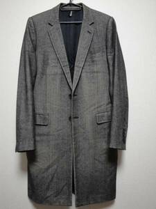 Dior Homme ディオール オム ◇ ウール チェスター ヘリンボーン コート ◇ シングル トレンチ ジャケット