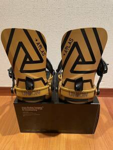 中古 20/21 UNION ATLAS Mサイズ MUSTARD YELLOW ユニオン アトラス バインディング スノーボード ビンディング