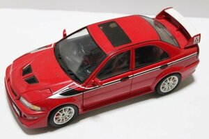 ▽ジャンク AUTOart オートアート 1/18 Mitubishi 三菱 Lancer Evolution ランサーエボリューション V/VI レッド ミニカー